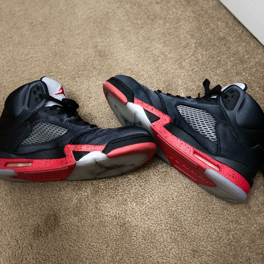 Black and Red Jordan’s